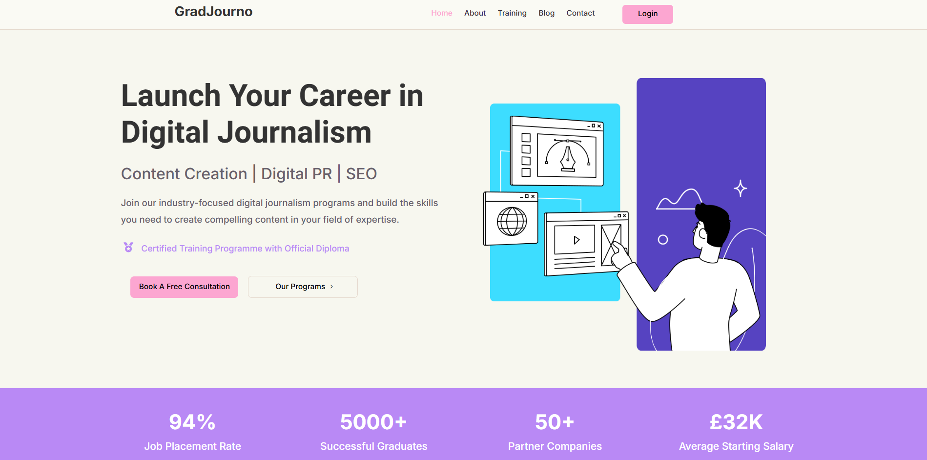 GradJourno Website
